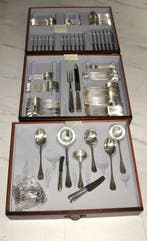 Christofle - Bestekset (105) - model Perles - Verzilverd