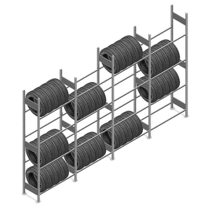 Aanbieding: Voordeelrij bandenstelling Heavy Duty, Zakelijke goederen, Kantoor en Winkelinrichting | Magazijn, Stelling en Opslag