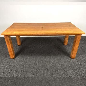 Houten Boerentafel - 82 x 88 x 180 cm, Ophalen of Verzenden, Gebruikt