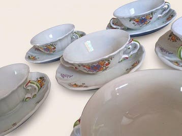 Richard Ginori, Laveno - Tafelservies (12) - Rifinito a mano