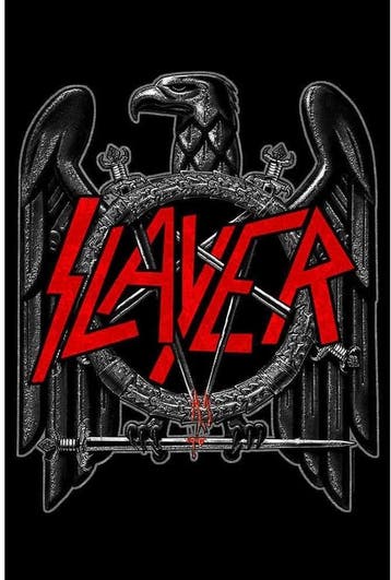 Slayer - Black Eagle - Textielposter officiële merchandise, Ophalen of Verzenden, Nieuw, Poster, Artwork of Schilderij