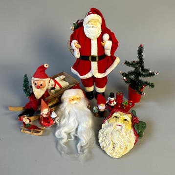 Decoratief ornament (10) - Vintage lot Kerstdecoratie -, Nieuw