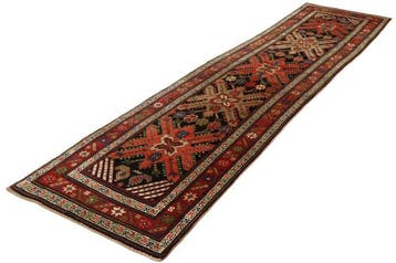 Kazak Antiek Tapijten - Vloerkleed - 350 cm - 90 cm -, Huis en Inrichting, Stoffering | Tapijten en Kleden, Nieuw