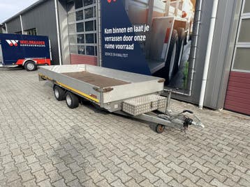 Eduard Plateauwagen | 405x180 cm - 2000 kg | 2019!, Auto diversen, Aanhangers en Bagagewagens, Gebruikt