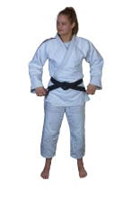 Judopak Adidas Champion slimfit IJF | Wit (Maat: 155), Sport en Fitness, Vechtsporten en Zelfverdediging, Verzenden, Nieuw, Judo