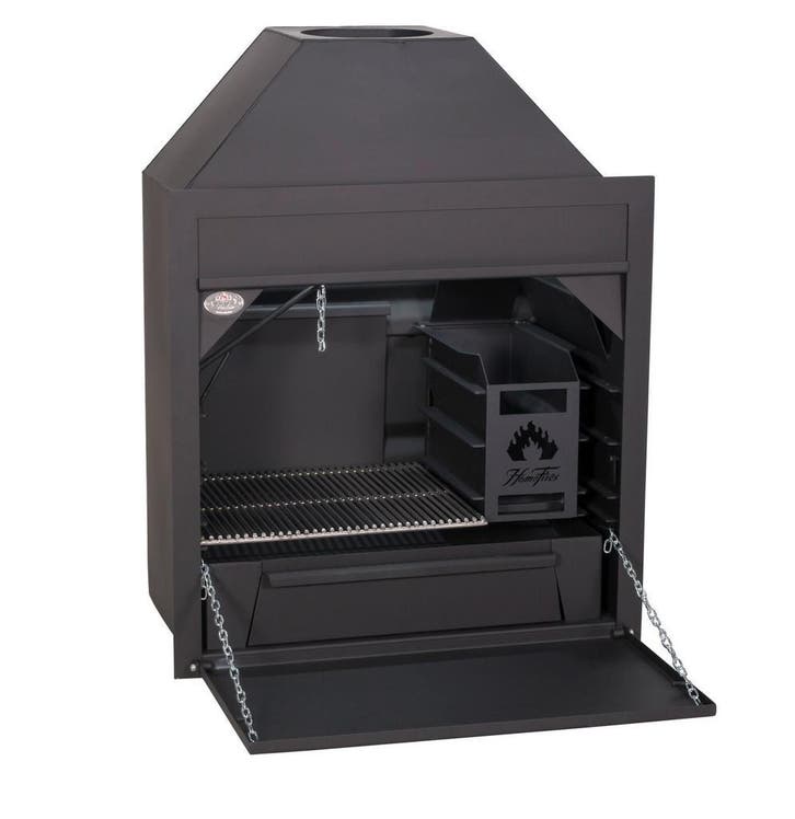 Het Origineel; Home Fires Braai Built-in Supreme de luxe 800, Tuin en Terras, Houtskoolbarbecues, Nieuw, Met accessoires, Ophalen of Verzenden