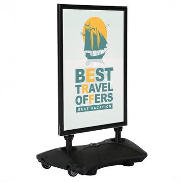 Stoepbord SwingAdvance Black A1, Nieuw in verpakking