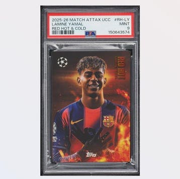2025/26 Topps Match Attax Lamine Yamal #RH-LY Ultra-Rare Red, Nieuw