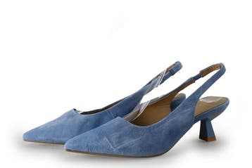 Manfield Slingbacks in maat 37 Blauw, Kleding | Dames, Zo goed als nieuw, Manfield, Verzenden, Blauw