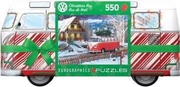 VW Christmas Bus Tin Puzzel (550 stukjes) | Eurographics -, Verzenden, Nieuw