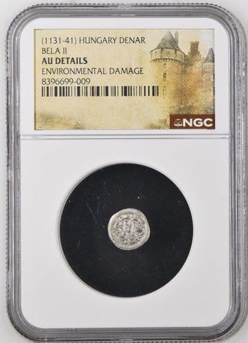 . Hongarije Bela II. Denar ND / 1131-1141 (Zonder