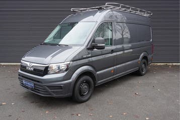 MAN TGE 3.180 177pk Automaat L3H3/L2H2 Navigatie Apple Carpl, Automaat, Stof, Gebruikt, Euro 6