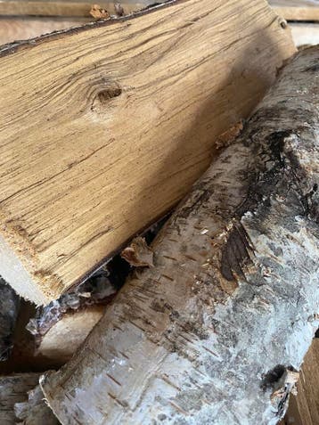 Berkenhout -Ovengedroogd haardhout Direct klaar voor gebruik, Tuin en Terras, Haardhout, 6 m³ of meer, Ophalen of Verzenden, Berkenhout