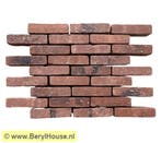 € 0,49 p/st Gevelstenen Metselstenen WF rood getrommeld, Doe-het-zelf en Verbouw, Metselstenen, Verzenden, Nieuw, Bakstenen