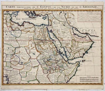 Afrika - Middellandse Zee en Cyprus, over Egypte, Nubië, de, Nieuw