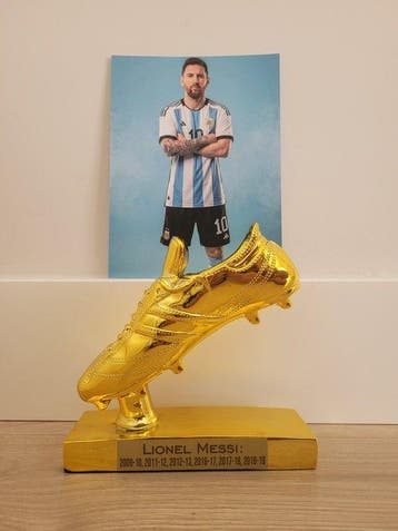 Gouden Schoen Leo Messi + Foto Leo Messi, Nieuw