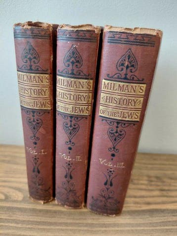 H.H. Milman - History of the Jews - 1868