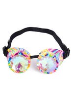 Goggles Steampunk Bril Regenboog Ecoline Montuur Caleidoscoo, Kleding | Dames, Carnavalskleding en Feestkleding, Ophalen of Verzenden