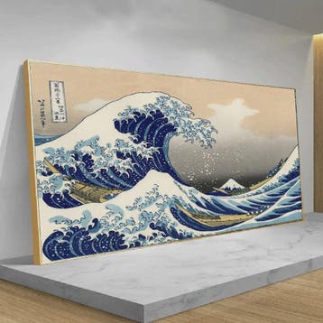 De Grote Golf van Kanagawa Ukiyo-e Canvas Schilderij - Japan, Verzenden, Nieuw