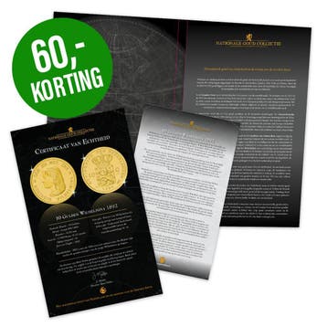 Allereerste Gouden tientje ooit uit 1892 nu € 69,95, Goud, Nederland