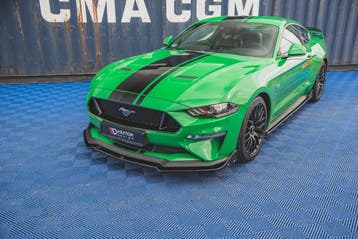 Maxton Front Splitter V.1 met Flaps Ford Mustang GT Mk6, Verzenden
