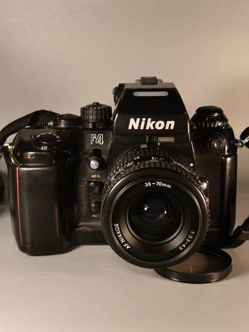 Nikon F4 + AF Nikkor 35-70mm | Analoge camera, Nieuw