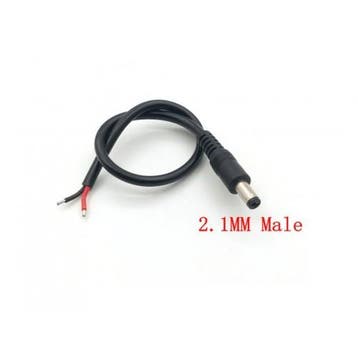 Dc Power Connector Mannelijke Jack 18AWG, Verzenden, Nieuw