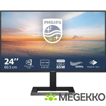 Philips 1000 Series 24E1N1300AE/00 24  Full HD 100Hz USB-C, Computers en Software, Verzenden, Nieuw, Philips