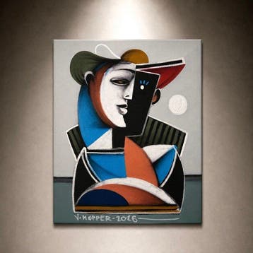 Jone Hopper - Petit Buste au chapeau