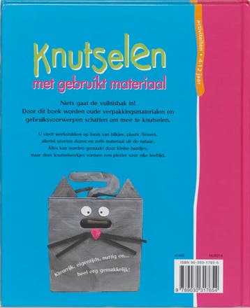 Knutselen met gebruikt materiaal / Knutselboeken, Verzenden, Zo goed als nieuw