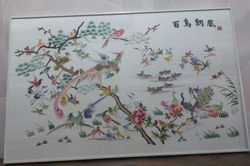 su xiu su xiu - Wandtapijt - 49 cm - 77 cm - Hulde aan de, Antiek en Kunst