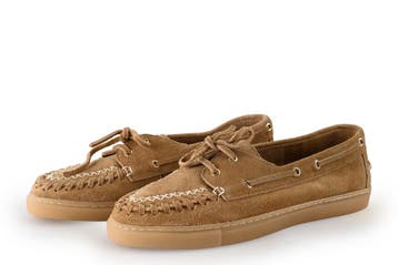 Manfield Bootschoenen in maat 40 Beige, Verzenden, Beige, Zo goed als nieuw, Manfield