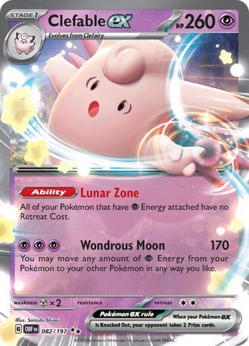 Clefable ex (OBF 082), Ophalen of Verzenden, Nieuw