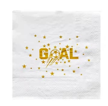 31-delige voetbal decoratie set wit met goud Kampioen, Ophalen of Verzenden, Nieuw, Overige typen