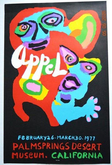 Karel Appel - Appel Palmsprings Desert Museum 1977 - Jaren