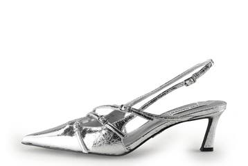 Steve Madden Slingbacks in maat 40½ Zilver, Overige kleuren, Verzenden, Steve Madden, Zo goed als nieuw