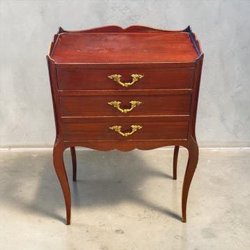 Bijzettafel - Lodewijk XV - Hout - ladekast
