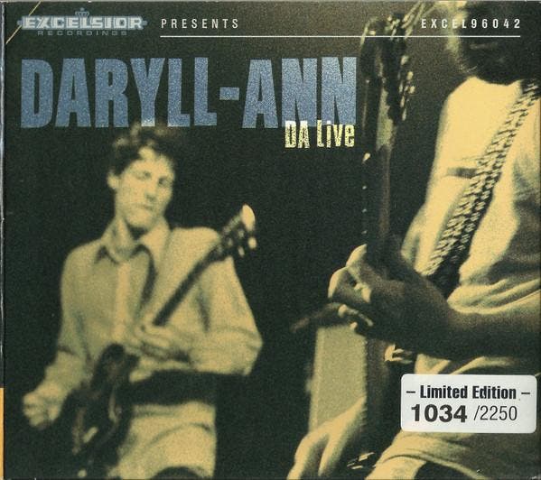 Daryll-Ann - D.A. Live Limited Edition, Numbered, Cd's en Dvd's, Cd's | Rock, Gebruikt, Ophalen of Verzenden