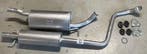 Complete uitlaat Einddemper + Middendemper Toyota Yaris Vers, Verzenden, Nieuw