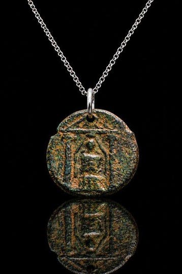Oud-Grieks “Het Talisman van Artemis” — Bronzen muntamulet