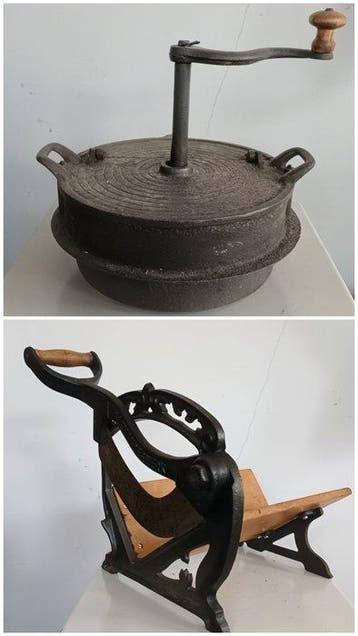 Snijder (2) - Gietijzer - Brander en snijder