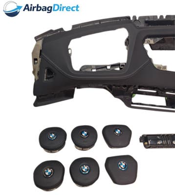 Airbag set Dashboard met stiksel BMW 3 G20 G21 G22, Gebruikt, BMW