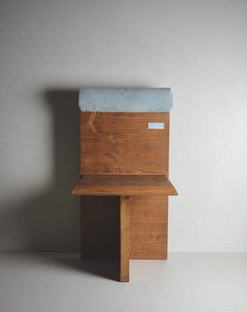 Studio Greca - Lounge stoel - C26 - Hout, Fluweel - 25, Antiek en Kunst