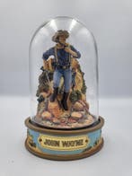 John Wayne sous cloche en verre – The Franklin Mint – Scène