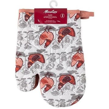 Miss Lucy Kurki ovenhandschoenen set van 2 stuks 18 x 25 cm, Ophalen of Verzenden, Nieuw
