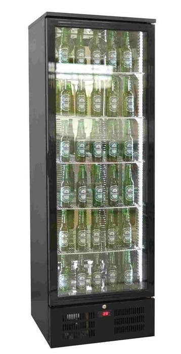 Staand Display Koeling Zwart 295 liter 182x60x51,5 cm, Verzenden, Nieuw in verpakking
