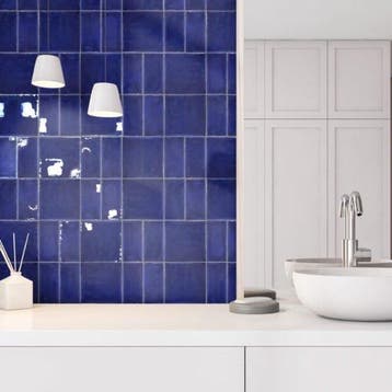 Wandtegel Donkerblauw 13x13cm (Muurtegels, Afbouwmaterialen), Nieuw, Minder dan 20 cm, 10 m² of meer, Wandtegels
