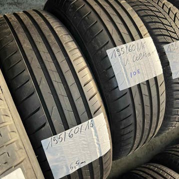 2 x Vredestein Ultrac 195-60-15 Zomerbanden 6,5mm, Gebruikt, 15 inch, Ophalen of Verzenden, Band(en)