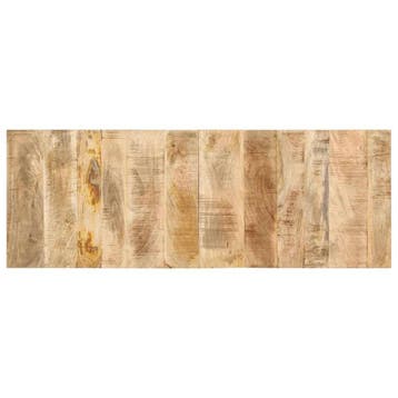 vidaXL Hoofdbord 140 cm massief ruw mangohout, Verzenden, Nieuw, Bruin, Hout
