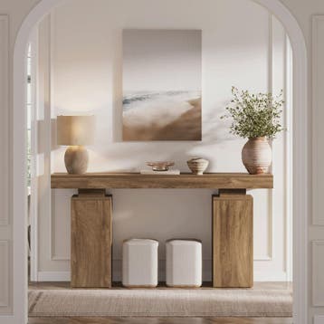 Lange Console Tafel 160 cm Hout - Entree Tafel Achter Bank -, Verzenden, Nieuw
